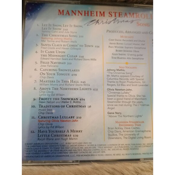 Mannheim Steamroller Christmas Song CD By Chip Davis - Picture 6 of 7